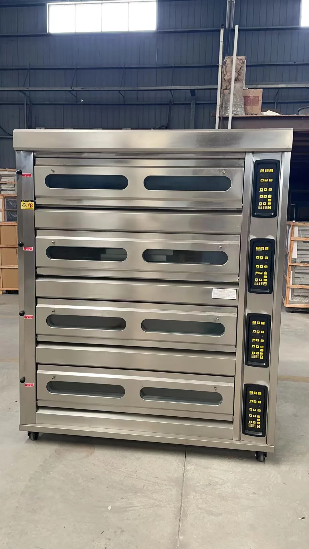 4deck 16 tray industrial pizza oven pizza gas  oven for bread baking