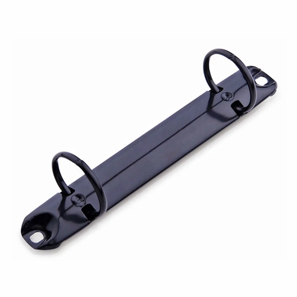 123mm black color calendar metal 2 ring black o ring binder clip for calendar