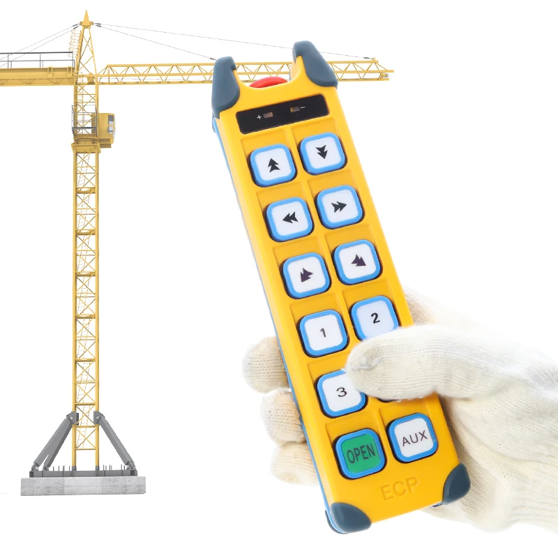 Guaranteed service 12 keys double speed lifting crane industrial hoist remote control switch