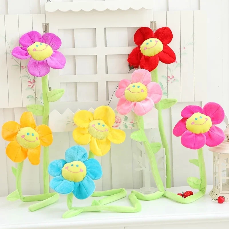 wholesales plush sun flowers at 45cm
