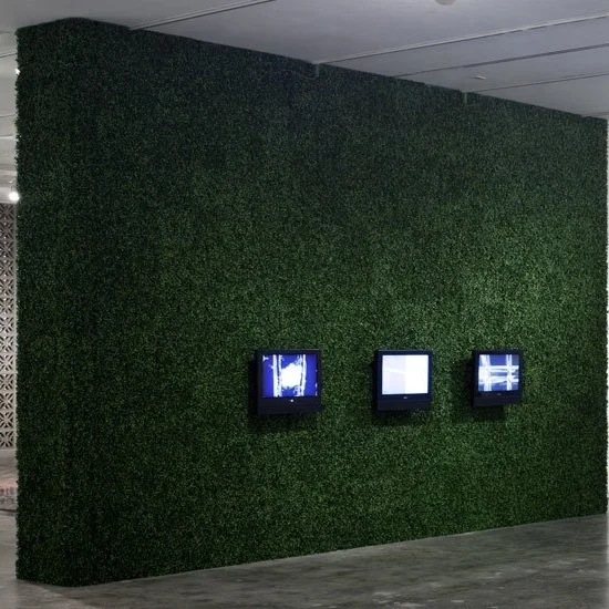 12pcs 50x50cm anti-uv artificial plastic greenery boxwood cheap garden hedges