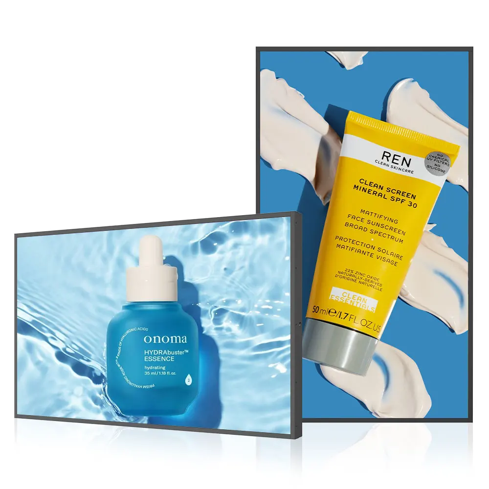 Floor Stand Wall Hanging Mount Lcd Touch Screen Window Advertising Display Playing Equipment