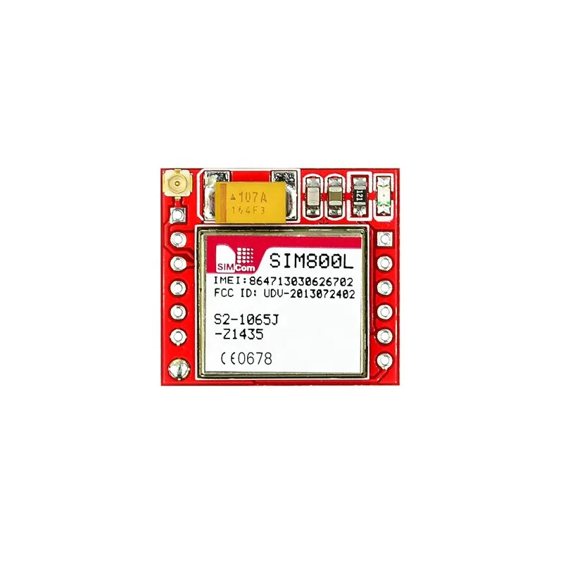 Наименьший SIM800L GPRS GSM модуль Micro Sim карта основная плата четырехдиапазонный TTL последовательный порт с