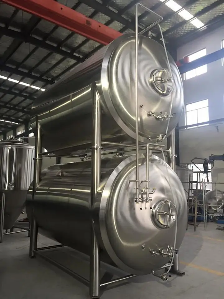 Horizontal brite beer tank 500l 5HL storage serving tank for beer brewing machine brewery