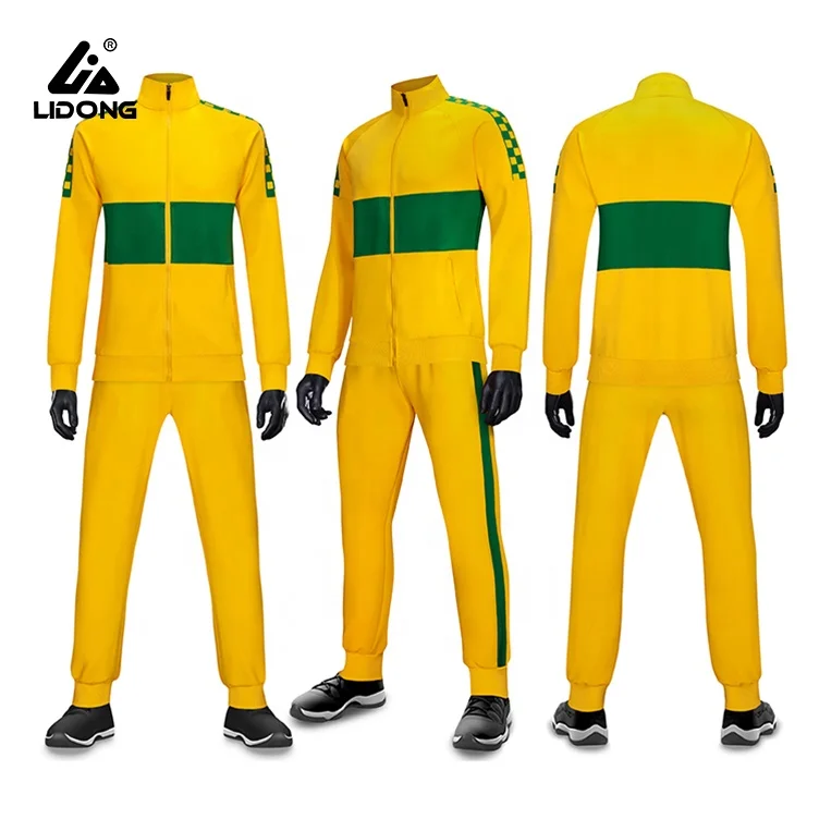 
High quality football training Tracksuit jacket set, custom sportswear sports jacket sportswear wholesale 