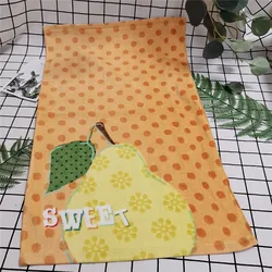 100% Cotton Custom Farmhouse Blank Sublimation Flour Sack Printed Linen Tea Towels Blue And White Wholesale