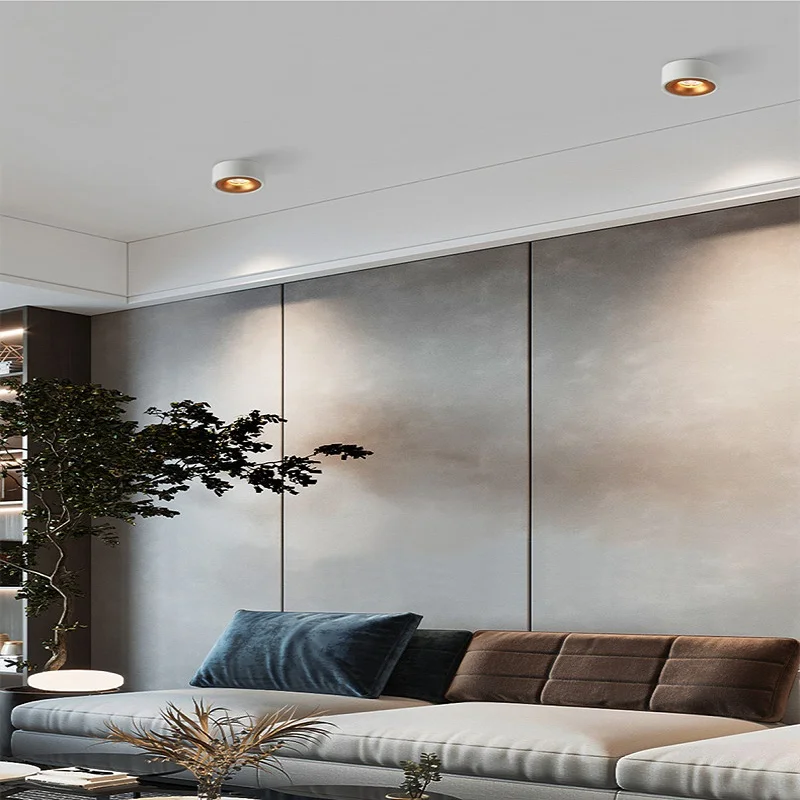 Modern Design Indoor LED Downlight IP44 Rated 7W 10W Aluminum PC Body Warm White Cold White Emitting Surface Mounted Home Hotel