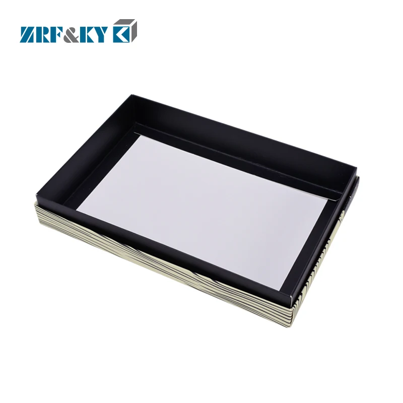 Custom Manufacture Recycled Printed  Logo Art Paper Two Parts Cardboard Packaging Gift Box