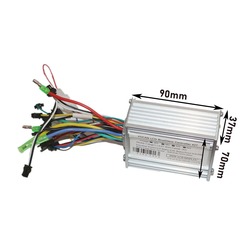 SW900 LCD Display Meter Control Panel 24V 36V 48V 350W 18A E-Bike Motor Brushless Controller  For Electric Bicycle Scooter Kit