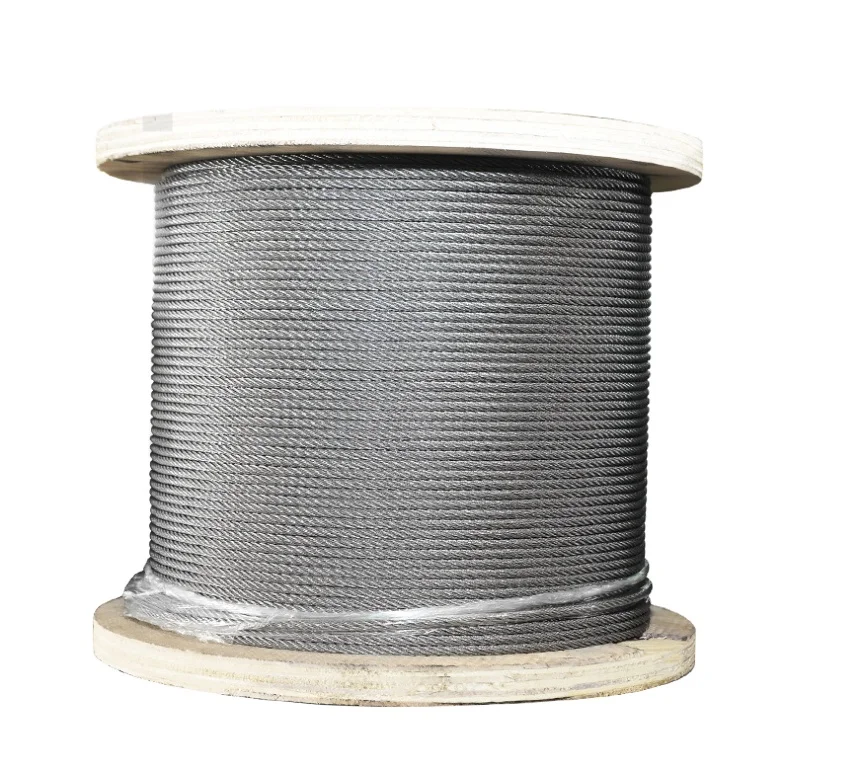 Hot sales 304 316 stainless steel wire rope 7x19 18mm 20mm cable
