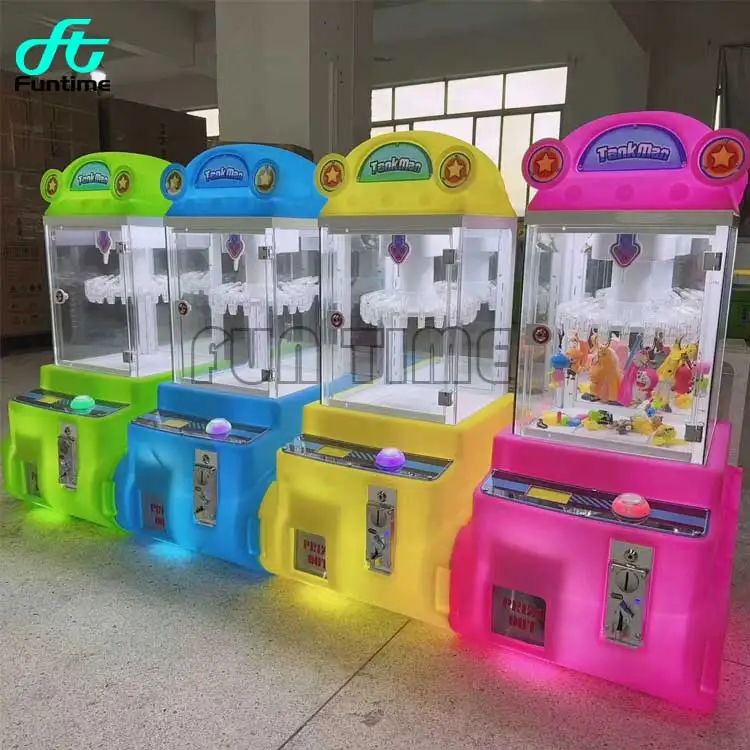 Hot Sale Toy Vending Machine Coin Operated Video Game Consoles Mini Clip Claw Crane Machine For Kids