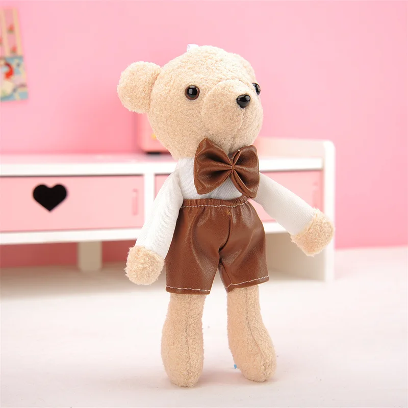 Little Bear 18cm Custom Keychain Teddy Bear Plush Toy Gift claw machine