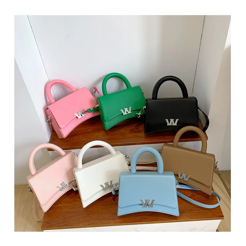 New Fashion Luxury Bag Diamond Lock Hourglass Flap Bags Oblique Shoulder Macaron Women Stereotyped Handheld Bags 2023
