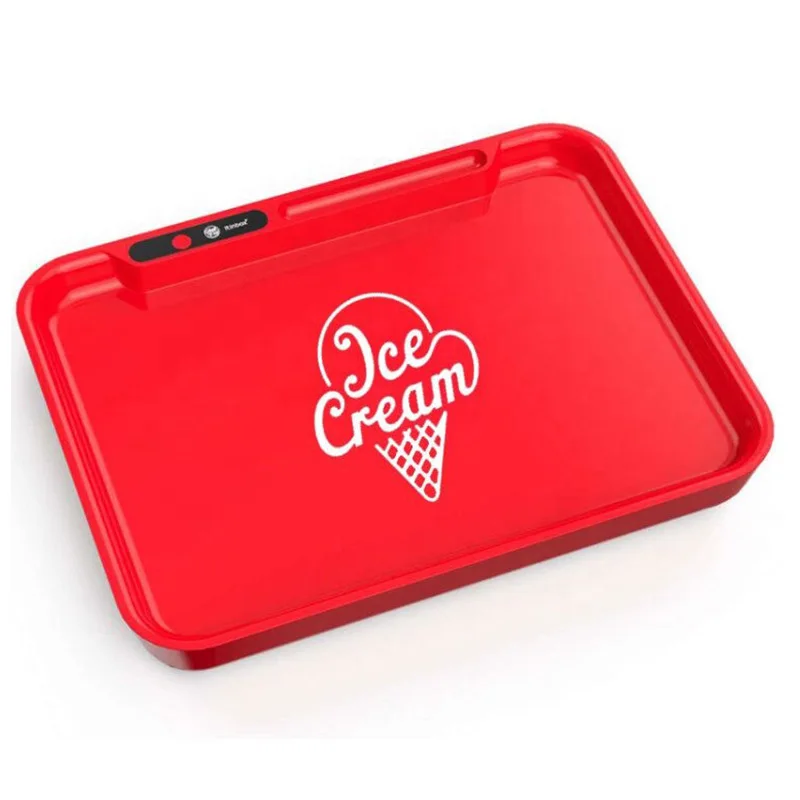 Оптовая продажа, Набор подносов с логотипом на заказ, подсветка для табака, поднос из пластика для курения со светодиодной подсветкой