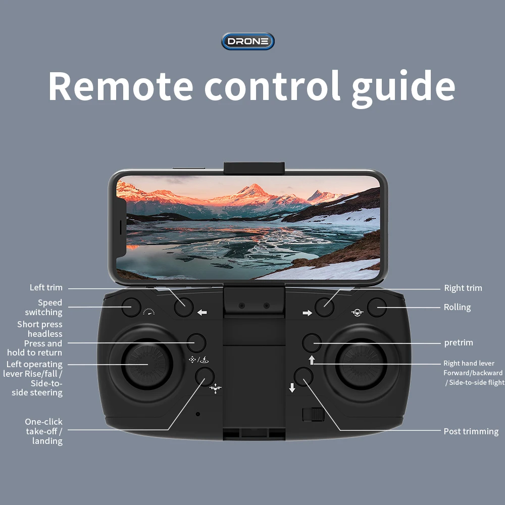 E88 Pro Affordable Beginner Drone 4 Axis WiFi 15 Min Flight Dual 4K Cameras LED Lights