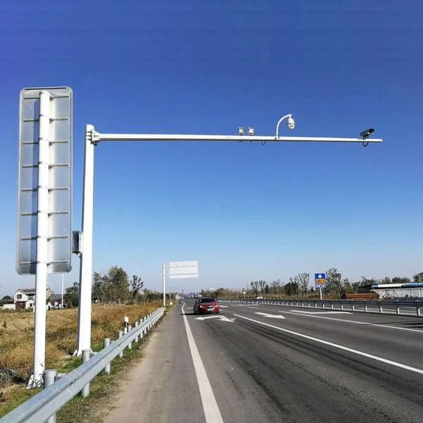 HUATAI заводская цена столб камеры видеонаблюдения 3 м 4 5 6 горячий оцинкованный стальной на заказ