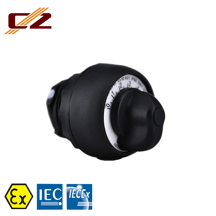IECEX and ATEX Certified Industrial Explosion Proof Rail Mounting 200k Ohm Potentiometer Variable Resistor