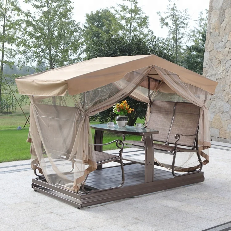 4 seats outdoor patio leisure style swing chair glider rocking swingLeisure