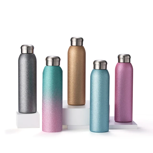 Двойная стенка, лучшая вакуумная Изолированная бутылка для воды из нержавеющей стали, металлическая фляжка, бутылка для молока из нержавеющей стали