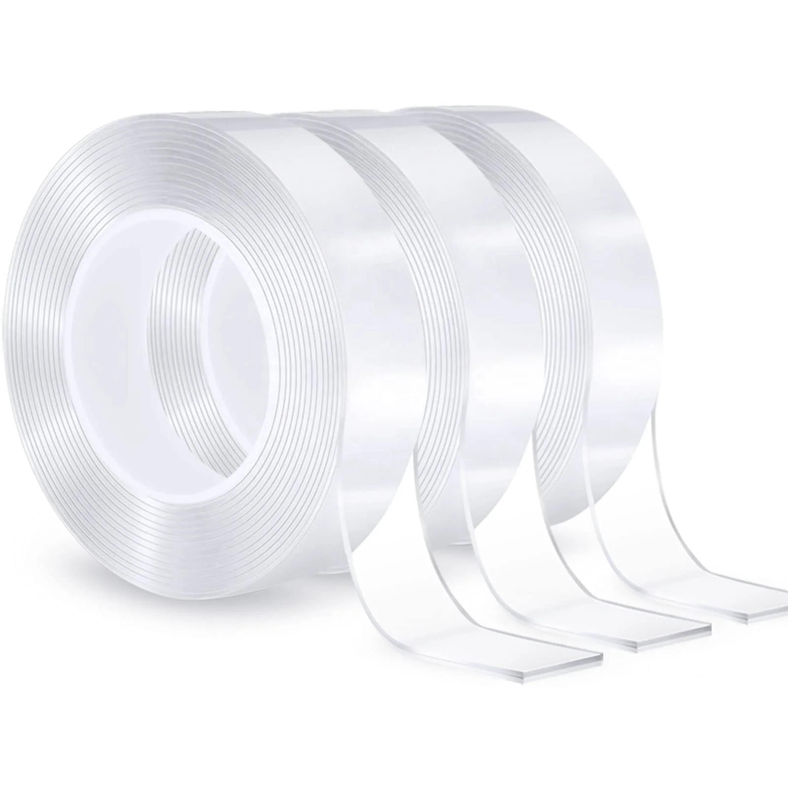 Double Sided Washable Adhesive Tape Strong Viscosity Self Adhesive Rug Carpet Seaming Gel Transparent Nano Tape