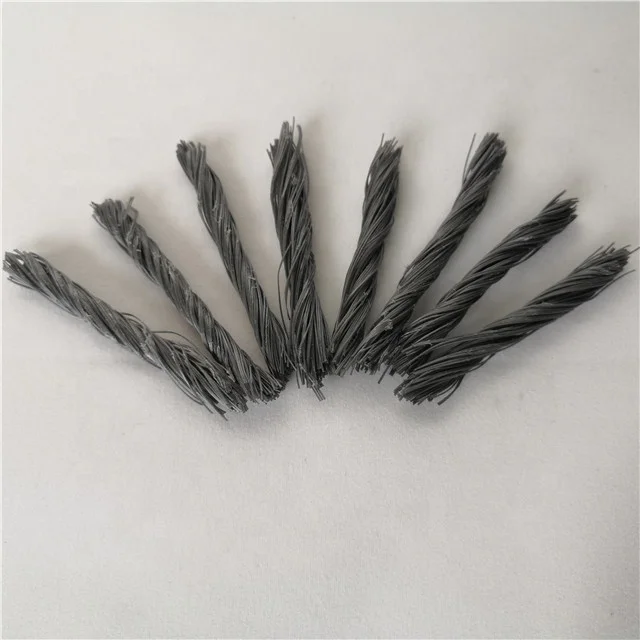 PP twisted bundle fiber Fiber Reinforced Concrete high crack resistance PP fiber for concrete