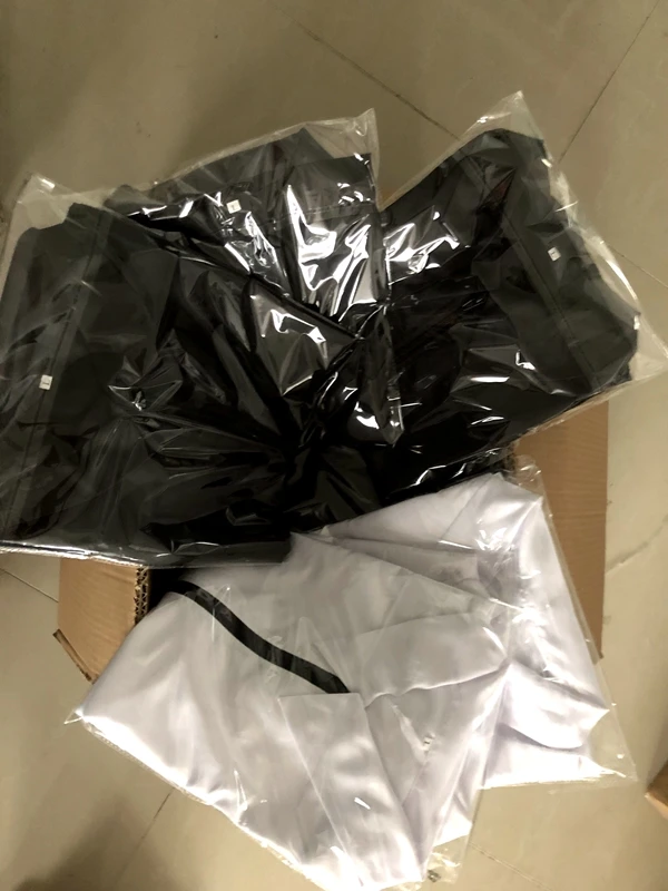 customized fashion barber jacket barber smock