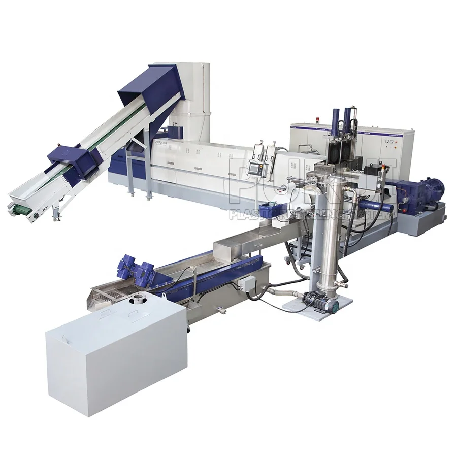 ldpe and lldpe stretch film recycling machine plastic pellets making machine