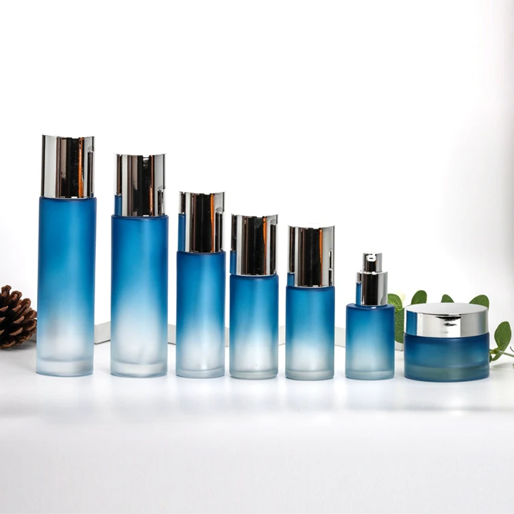 wholesale white cosmetic pump bottle glass serum pump bottle 2 oz  4 oz  10 ml  20 ml  30 ml  50 ml  60 ml  100 ml