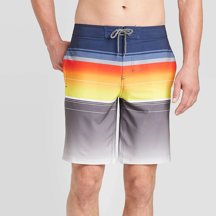 Custom Sublimation Palm Printed New Style Beach Surf Wear Swimwear Manufactures of Board Shorts