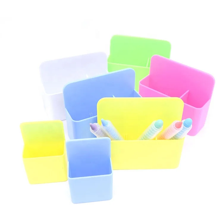 Top Seller Pen Holder Container Magnetic Plastic Wall Mounted Pen Holder For Office