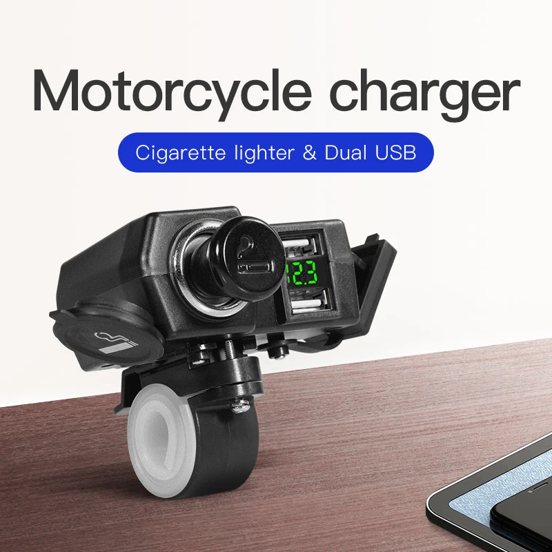 Waterproof Usb Charger Adapter 12v Motorcycle Spare Parts And Accessories