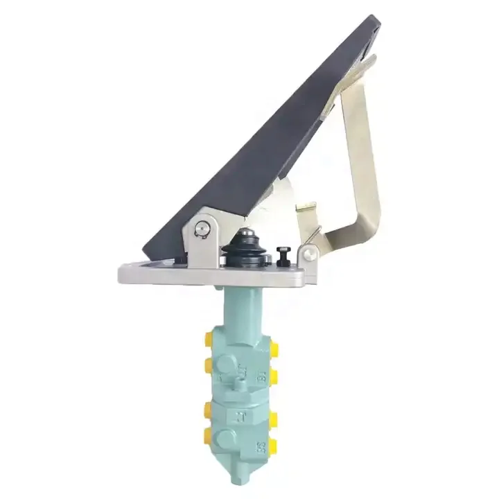 TEM Excavator Parts Foot Pedal Brake Valve Pedal Valve Oil Hole For Excavator E312C E320C E320D E330C