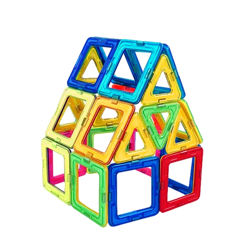 Магнитные блоки, жесткая плитка, игрушки, обучающие игры для детей, развивающие строительные блоки