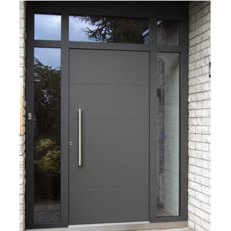 Italian Style Contemporary Main Entrance Wooden Doors Outdoor Wooden Door Prices