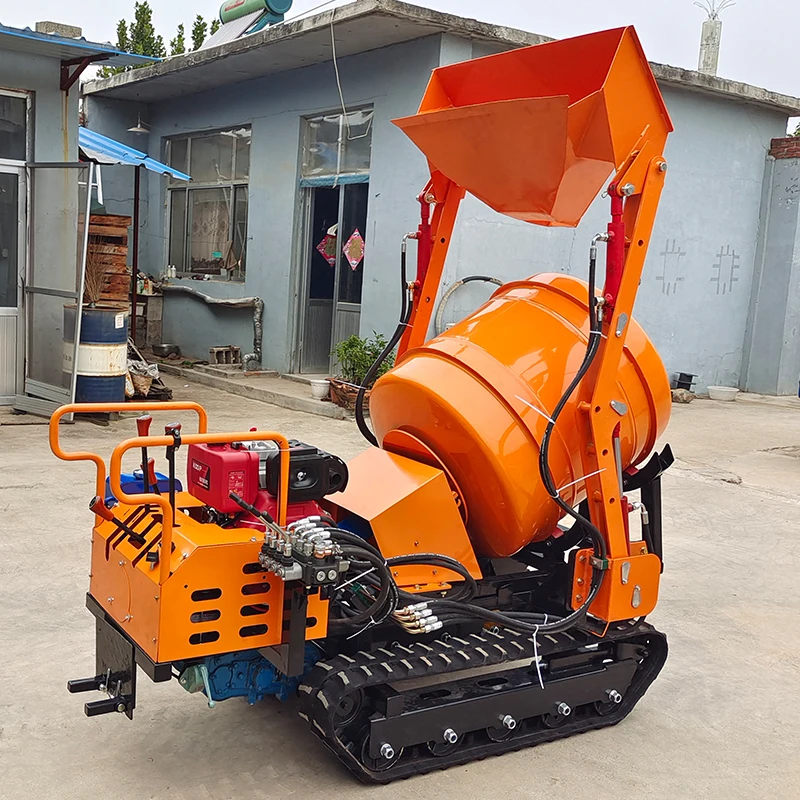 CE APPROVED 350L CONCRETE MIXER SD400 400L  SELF LOADING CONCRETE MIXER TRUCK FOR SALE