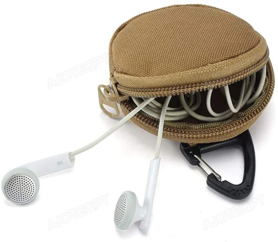 AJOTEQPT Tactical EDC Pouch Mini Key Wallet Holder Men Coin Purses Pouch Camo Small Pocket Bag