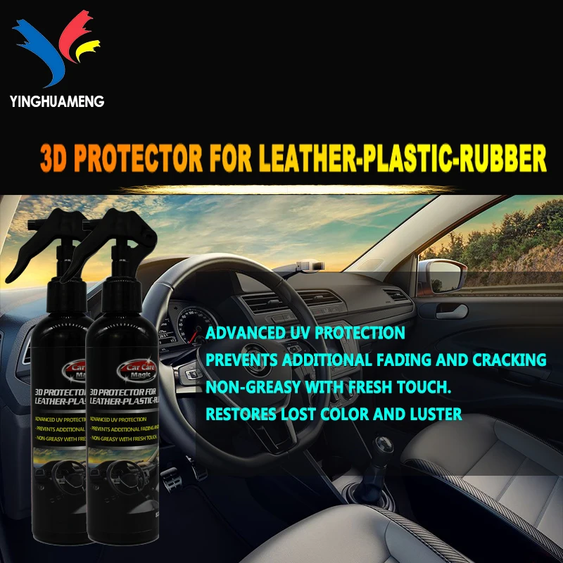 Car care magic car leather cleaning spray 3D protector dashboard cleaning