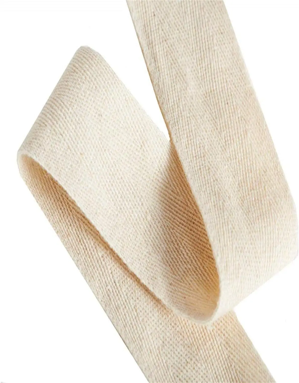 Eco-Friendly Custom Printed Organic Gift Herringbone Pattern Cotton Tape Ribbon