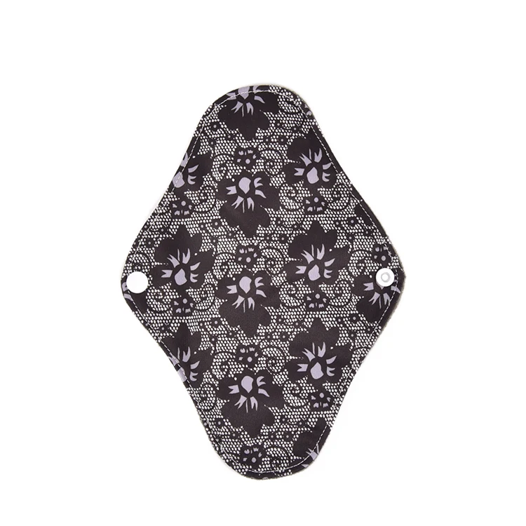 EASYMOM Custom Pattern Reusable Cloth Mama Menstrual Sanitary Pads Bamboo Terry Menstrual Cloth Sanitary Napkins Pads