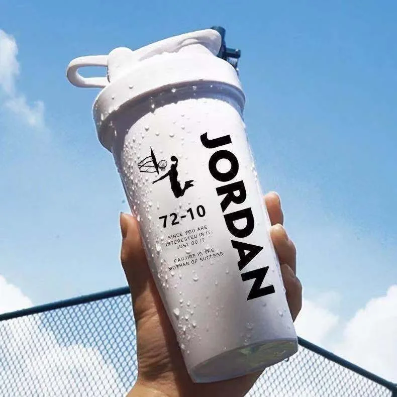 600ml Custom Logo PP Plastic Protein Shaker Bottle Fitness Sports Water Bottle with Ball Direct Fitness Essential