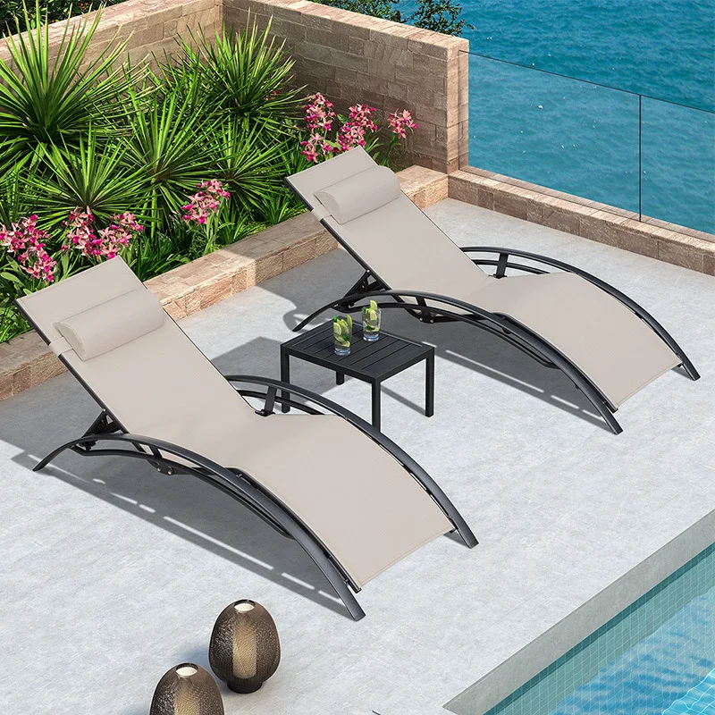 Outdoor Furniture Swimming Pool Chair Sun Loungers Leisure Beach Chair