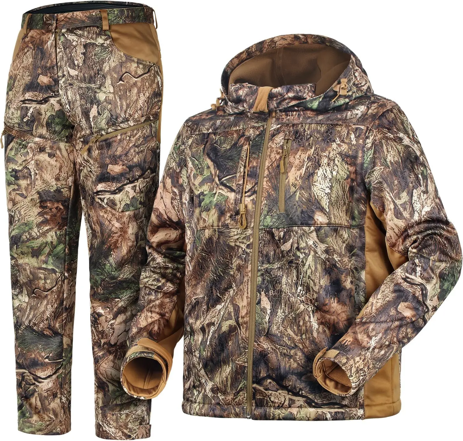 Hunting Clothing Clothes Wear Upland Waterfowl Insulated Non Isolated Fanatic Camo Waterproof Briaf Proof Duck hunting Gears bib