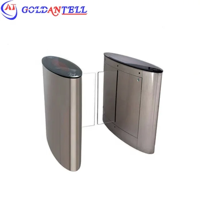CE approved access control gate turnstile flap barrier