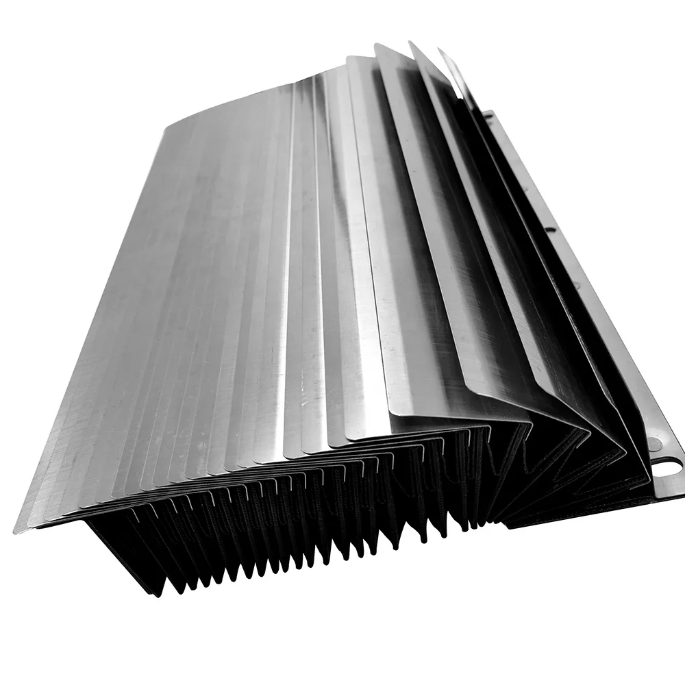 Бронированная Защитная крышка CNC, телескопическая стальная сильфоновая крышка