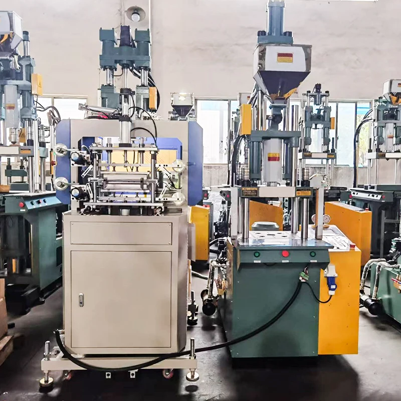 Hang Tag Seal Plastic Lock String Vertical Station Injection Molding Making Machine