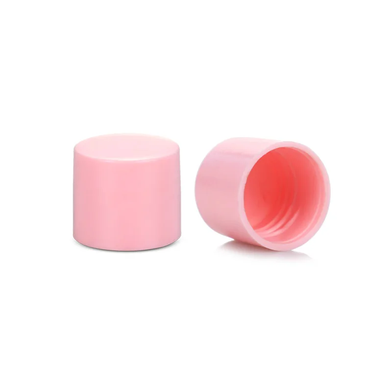 Customized 20/410 Plastic Pink Screw Cap Wholesale Smooth Screw Cap For Cosmetic Bottle