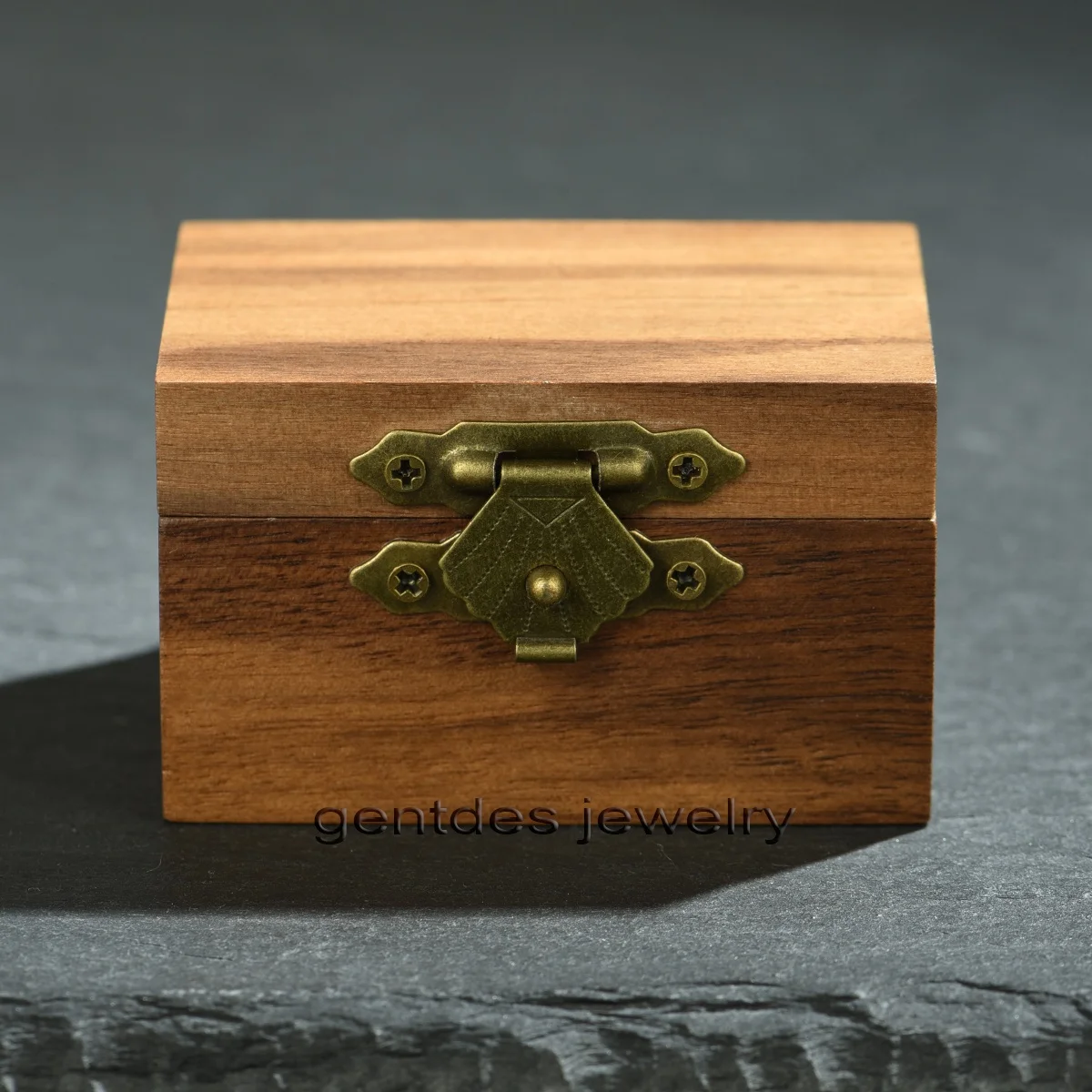 Gentdes Jewelry Customized Engagement Oliver Wood Jewelry Box  For Women Wedding Engagement Ring Oliver Box Gift