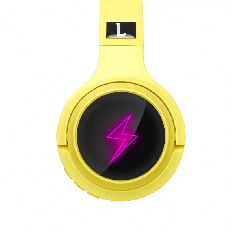 
Cute noise cancelling headphones support wireless headphone funny headphone with led light for kids 