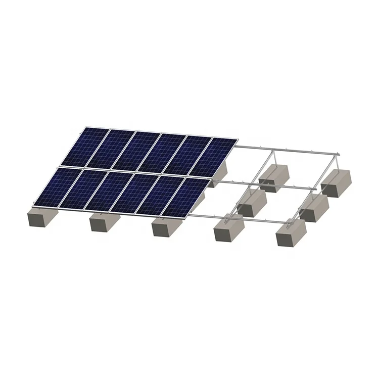 Hot sell solar triangle tripod bracket structure fixed foldable flat roof aluminum mounting frame system for PV panel power