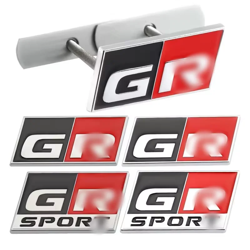 GR OEM 3D GT Stage III + Car Truck Badge ABS Emblem Logo Sign Sticker